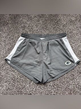 Under Armour Gray Athletic Shorts with White Side Panels